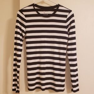 GAP Navy & White Striped Top, S